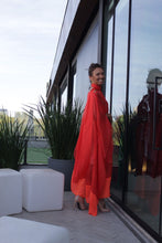 Carregar imagem no visualizador da galeria, Kaftan Simplice Midi Laranja