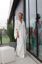 Carregar imagem no visualizador da galeria, Kaftan Helô Branco Linho
