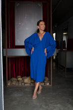 Carregar imagem no visualizador da galeria, Kaftan Bufante Lara Midi Royal