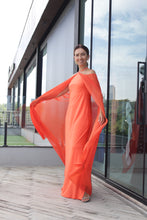 Carregar imagem no visualizador da galeria, Vestido Olga Laranja