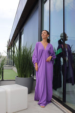 Carregar imagem no visualizador da galeria, Kaftan Bufante Lavanda Escuro