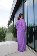 Carregar imagem no visualizador da galeria, Kaftan Bufante Lavanda Escuro