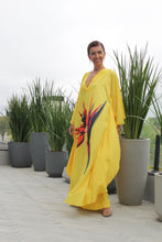 Carregar imagem no visualizador da galeria, Kaftan Slim Estrelícia Amarelo