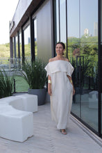 Carregar imagem no visualizador da galeria, Kaftan Esther Linho Off White