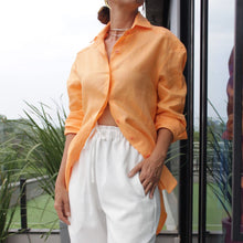 Carregar imagem no visualizador da galeria, Camisa Linho Coral