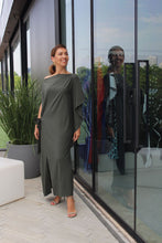 Carregar imagem no visualizador da galeria, Vestido Pérola Verde Escuro