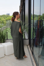 Carregar imagem no visualizador da galeria, Vestido Pérola Verde Escuro