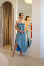 Carregar imagem no visualizador da galeria, Vestido Brigite Lurex Azul