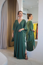 Carregar imagem no visualizador da galeria, Vestido Ana Cláudia Verde Musgo