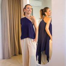 Carregar imagem no visualizador da galeria, Blusa Marcela Azul Marinho