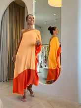 Carregar imagem no visualizador da galeria, Vestido Lia - Tons de Laranja