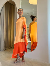 Carregar imagem no visualizador da galeria, Vestido Lia - Tons de Laranja