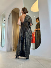 Carregar imagem no visualizador da galeria, Vestido Lola Dupla Face Animal Print e Preto