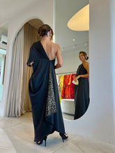 Carregar imagem no visualizador da galeria, Vestido Lola Dupla Face Animal Print e Preto