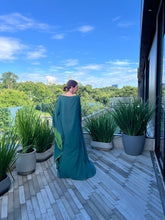 Carregar imagem no visualizador da galeria, Kaftan Simplice Dois Tons Verde
