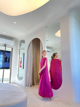 Load image into Gallery viewer, Kaftan Simplice Dois Tons Fúcsia