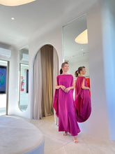 Load image into Gallery viewer, Kaftan Simplice Dois Tons Fúcsia