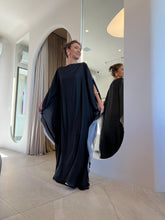 Cargar imagen en el visor de la galería, Kaftan Simplice Dois Tons Preto e Cinza