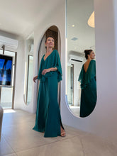 Cargar imagen en el visor de la galería, Vestido Rita Verde Esmeralda