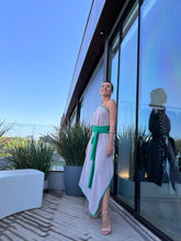 Cargar imagen en el visor de la galería, Vestido Ravi Nude e Verde
