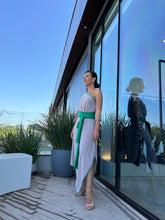 Cargar imagen en el visor de la galería, Vestido Ravi Nude e Verde