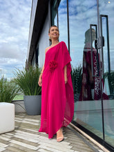 Cargar imagen en el visor de la galería, Vestido Carmen Cereja + Flor