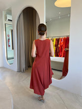 Cargar imagen en el visor de la galería, Vestido Milena Terracota