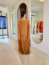Cargar imagen en el visor de la galería, Kaftan Simplice Plissado Caramelo