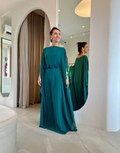 Cargar imagen en el visor de la galería, Kaftan Lucia Verde Esmeralda