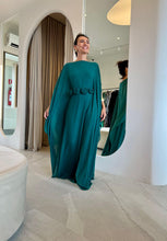 Cargar imagen en el visor de la galería, Kaftan Lucia Verde Esmeralda