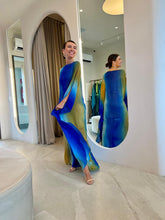 Cargar imagen en el visor de la galería, Kaftan Simplice Degradê Azul