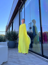 Cargar imagen en el visor de la galería, Kaftan Simplice Dois Tons Amarelo