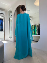Cargar imagen en el visor de la galería, Kaftan Lucia Azul Tiffany