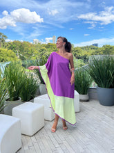 Cargar imagen en el visor de la galería, Vestido Lia - Roxo + Manteiga