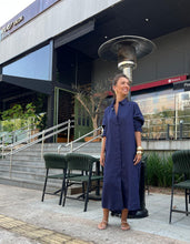 Cargar imagen en el visor de la galería, Chemise Vera Linho Marinho