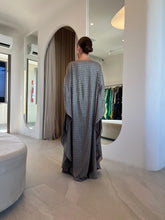 Cargar imagen en el visor de la galería, Kaftan Simplice Poá Prata