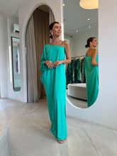 Carregar imagem no visualizador da galeria, Kaftan Bufante Ombro Só Verde