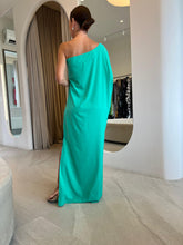 Carregar imagem no visualizador da galeria, Kaftan Bufante Ombro Só Verde