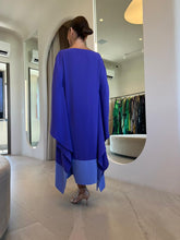 Cargar imagen en el visor de la galería, Kaftan Simplice Mídi Dois Tons de Lavanda