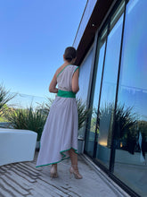 Cargar imagen en el visor de la galería, Vestido Ravi Nude e Verde