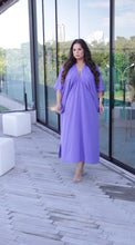 Carregar imagem no visualizador da galeria, Kaftan Helô Lavanda Escuro