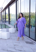 Carregar imagem no visualizador da galeria, Kaftan Helô Lavanda Escuro