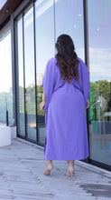 Carregar imagem no visualizador da galeria, Kaftan Helô Lavanda Escuro