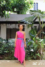 Carregar imagem no visualizador da galeria, Kaftan Ravi Pink e Lavanda Escuro