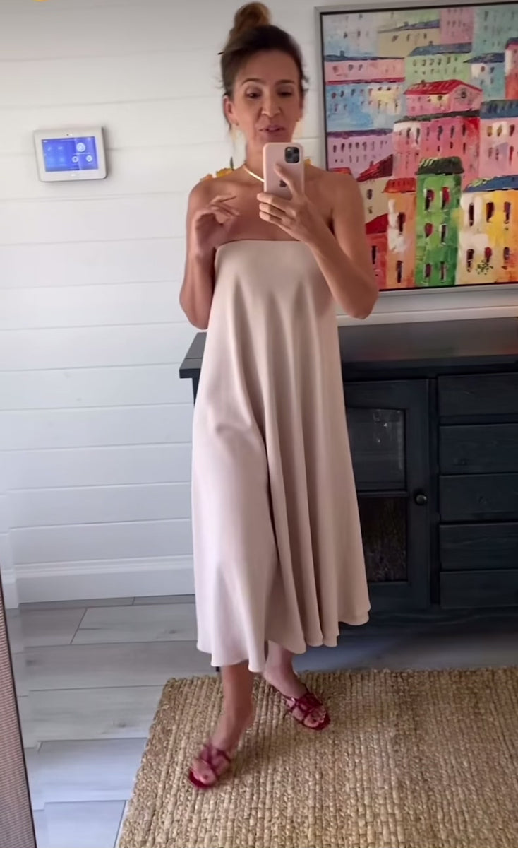 Vestido Flávia Nude – Bambu & Co