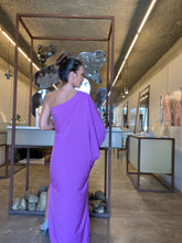 Carregar imagem no visualizador da galeria, Kaftan Bufante Ombro Só Lavanda