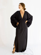 Carregar imagem no visualizador da galeria, Kaftan Bufante Preto