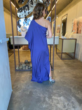 Carregar imagem no visualizador da galeria, Kaftan Estrelícia Bufante Ombro Só Roxo