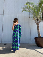 Carregar imagem no visualizador da galeria, Kaftan Luma Azul e Verde