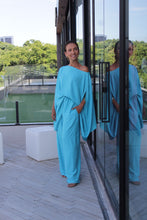 Carregar imagem no visualizador da galeria, Blusa Ampla Linho Turquesa